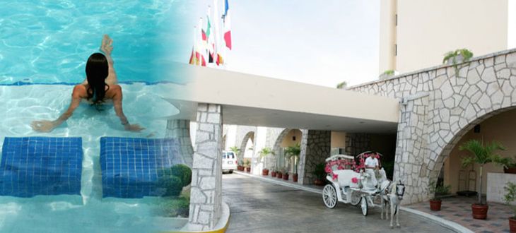 Hotel El Castellano en Merida, Yucatan, Mexico